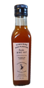 Vinaigre de cidre - Basilic grand vert