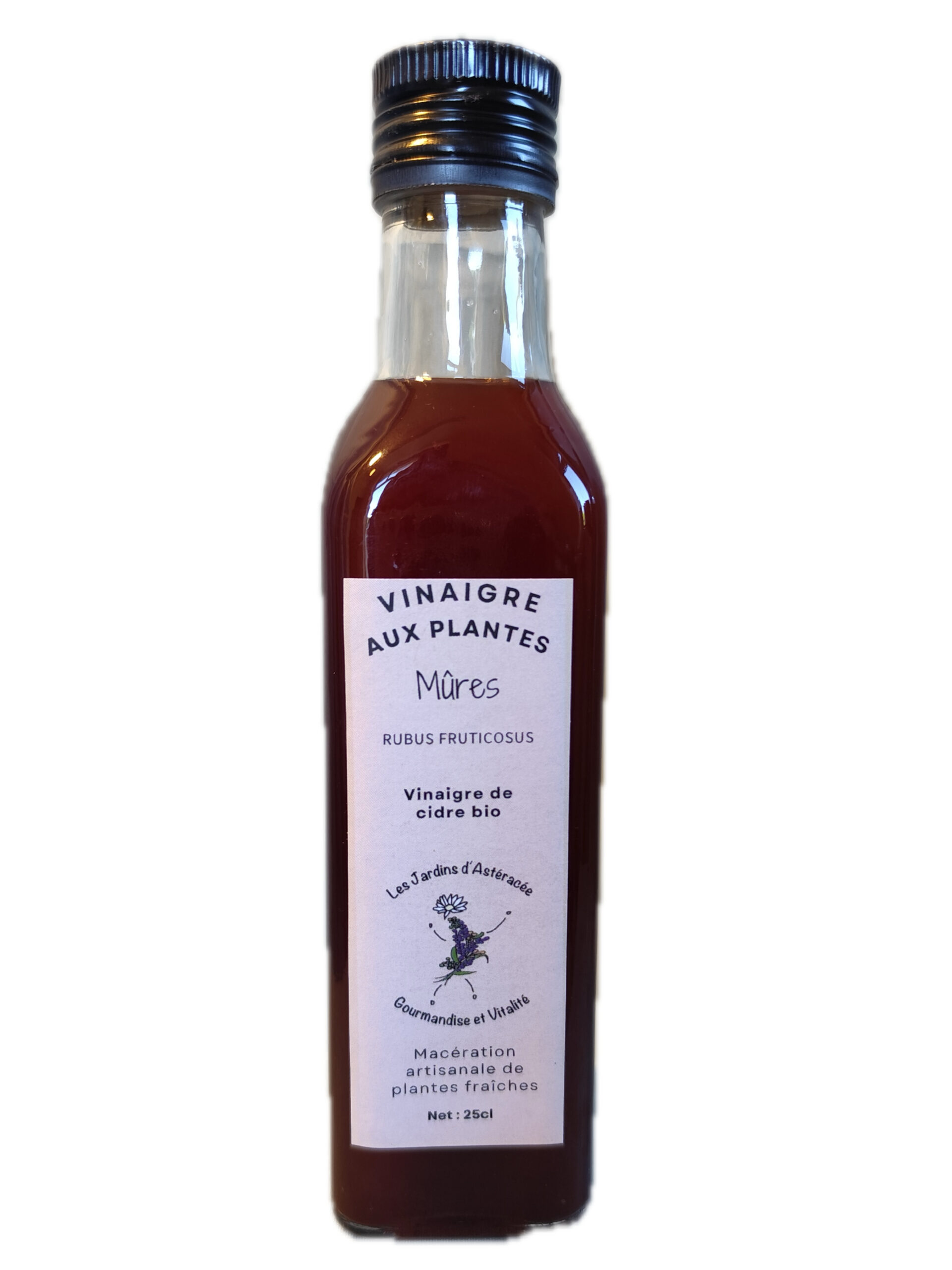 Vinaigre de cidre - Mûres